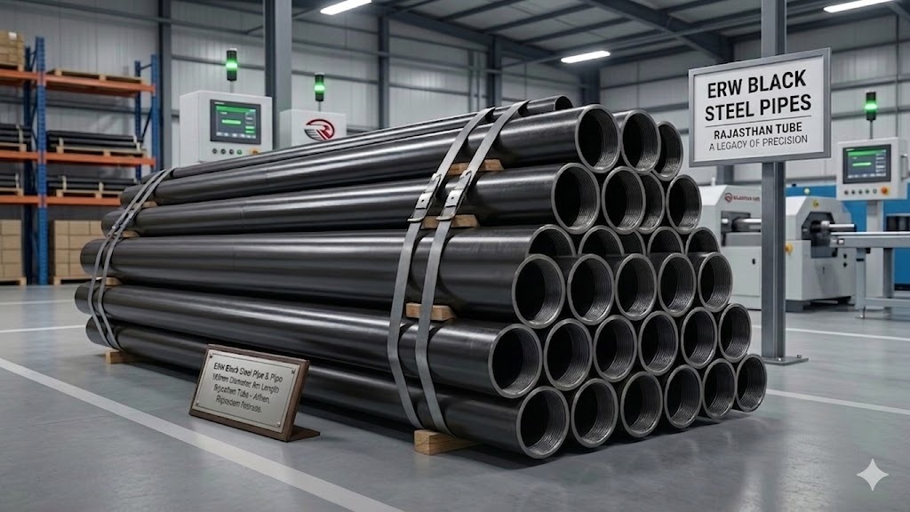 ERW Steel Black Pipes